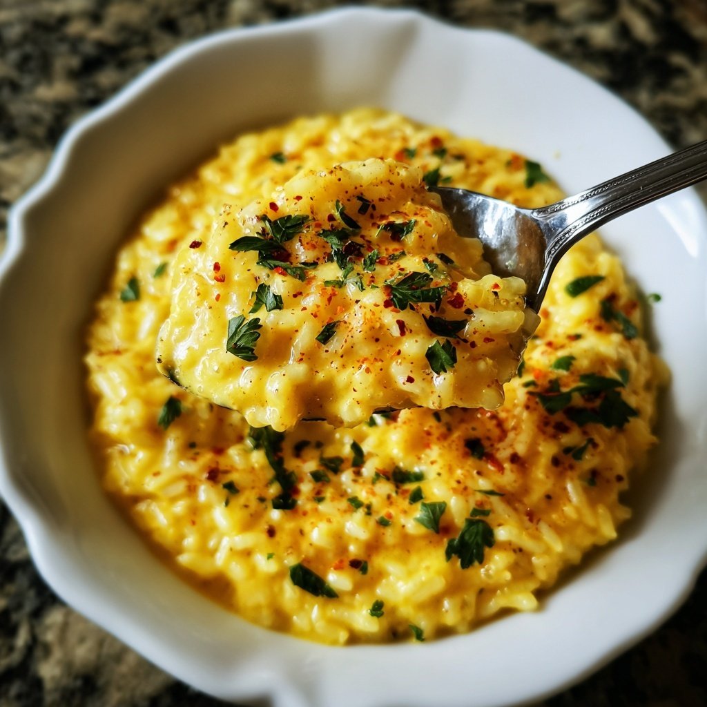 Safranrisotto für ein besonderes Dinner