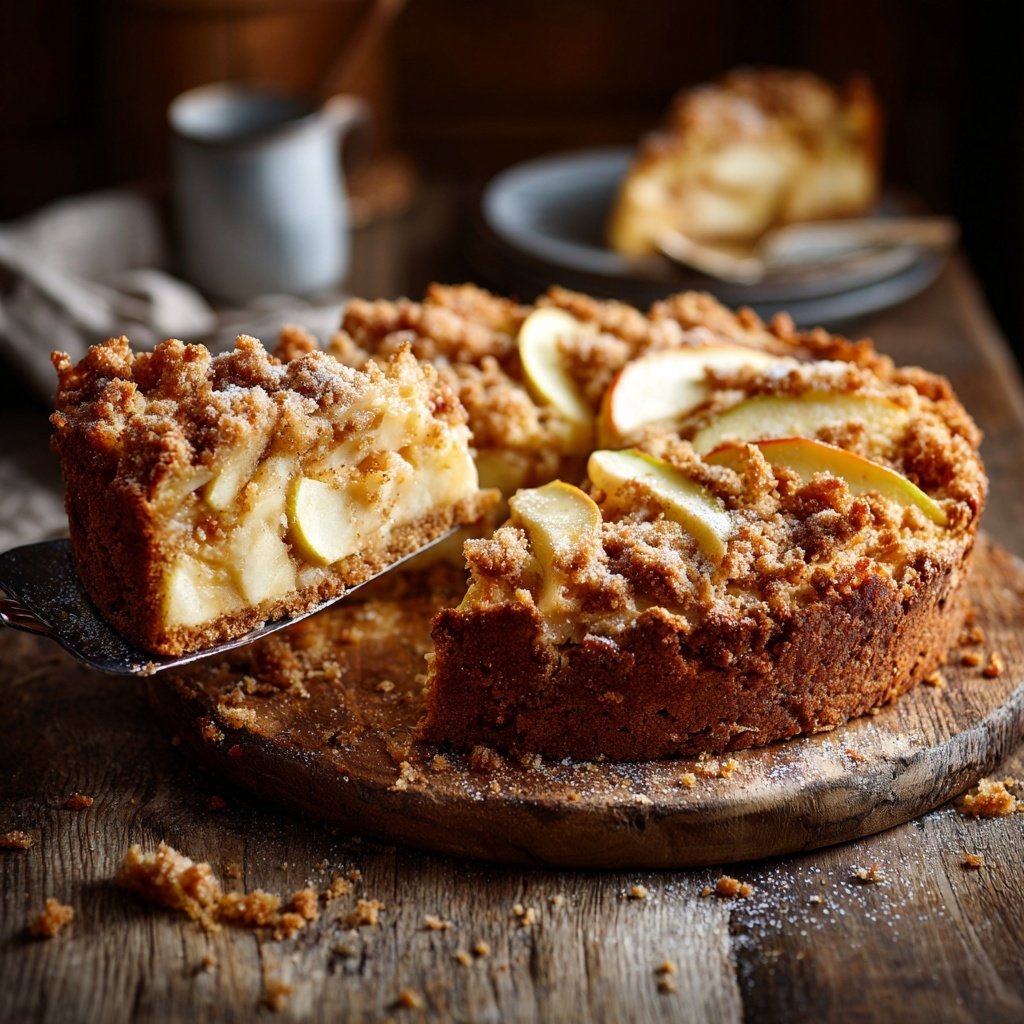 Streuselkuchen Mit Apfel Und Zimt