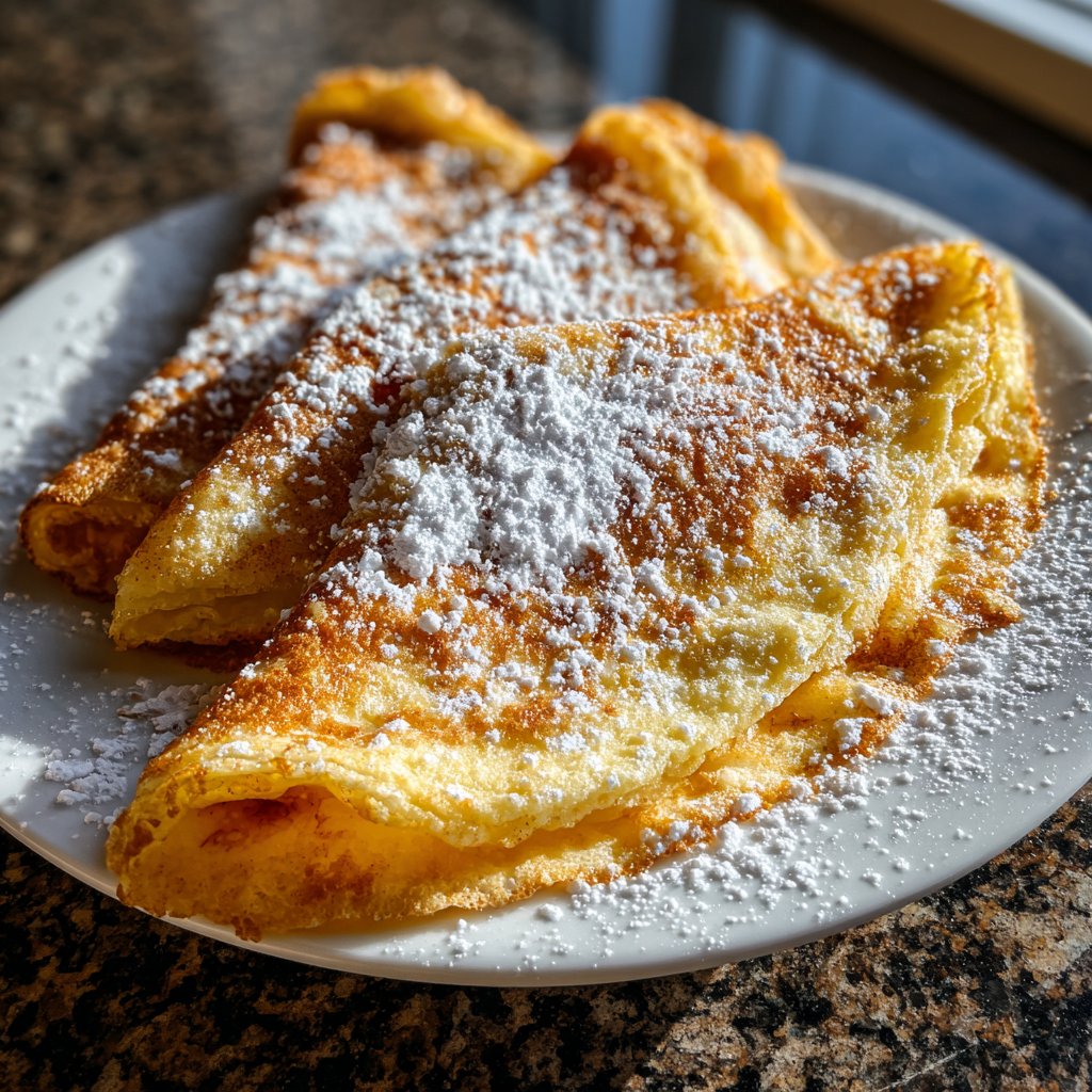 Pfannkuchen mit Zimt und Zucker