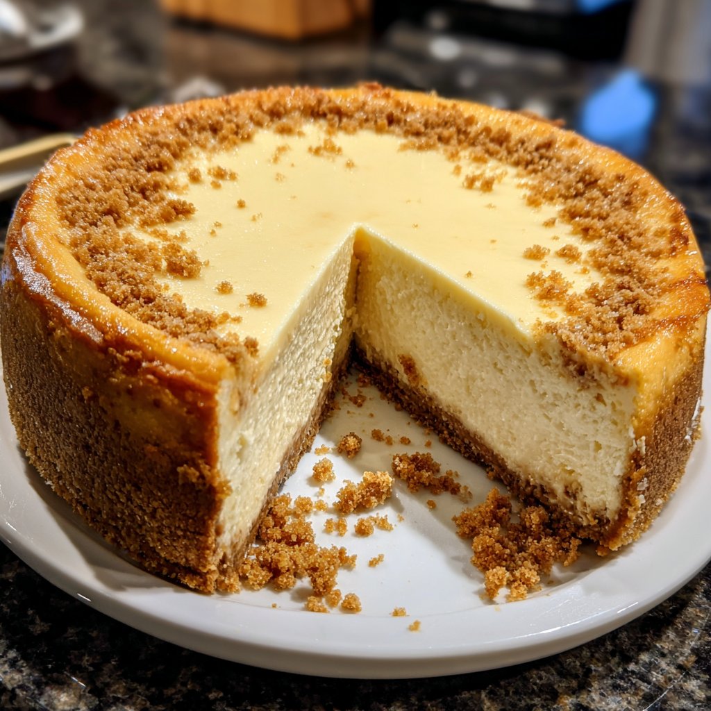 Klassischer Käsekuchen mit Zitronennote