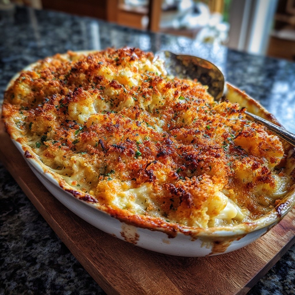 Blumenkohl Gratin Mit Semmelbröseln